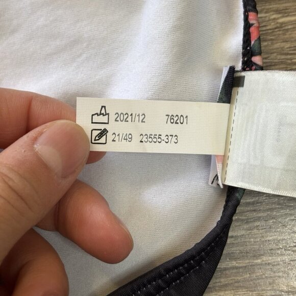 Aqua La Vie En Rose Bikini BOTTOM ONLY Full Lined Tie-Side Floral Print L/XL NEW - Picture 10 of 10